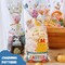Wrapables Easter Cellophane Treat Bags With Twist Ties for Candy, Cookies, Treats, Gifts and Party Favors (100pcs), Happy Easter